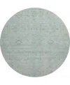 Dalyn Ravenna Rn5 8'x8' Round Area Rug In Blue