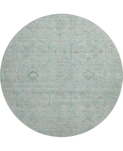Dalyn Ravenna Rn5 8'x8' Round Area Rug In Blue