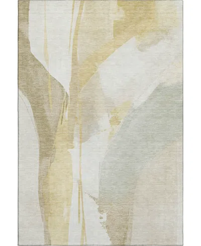 Dalyn Ravenna Rn7 10'x14' Area Rug In Yellow