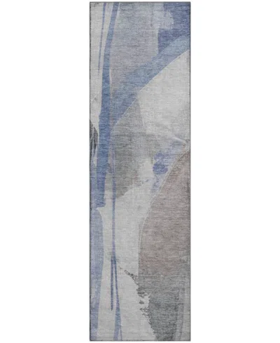 Dalyn Ravenna Washable Rn7 2'3"x7'6" Runner Area Rug In Blue