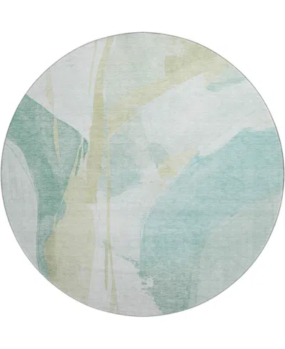 Dalyn Ravenna Rn7 8'x8' Round Area Rug In Blue