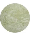 Dalyn Ravenna Rn8 8'x8' Round Area Rug In Green