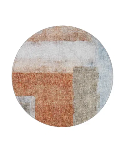 Dalyn Rug Company Dalyn Boca Washable Bo1 Round Area Rug, 8' X 8' In Pink