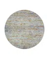 Dalyn Rug Company Dalyn Boca Washable Bo13 Round Area Rug, 8' X 8' In Gray