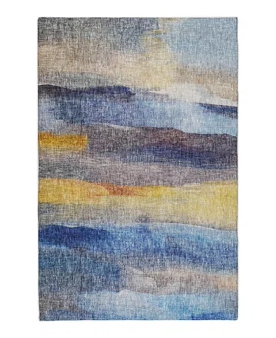 Dalyn Rug Company Dalyn Boca Washable Bo4 Area Rug, 5' X 7'6 In Blue