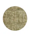 Dalyn Rug Company Dalyn Boca Washable Bo9 Round Area Rug, 8' X 8' In Brown