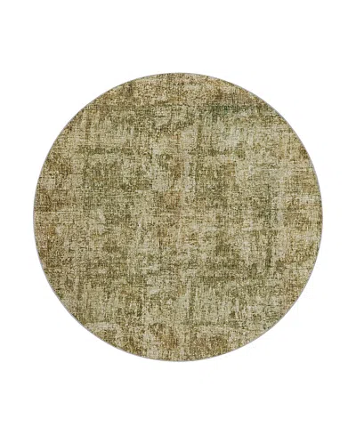 Dalyn Rug Company Dalyn Boca Washable Bo9 Round Area Rug, 8' X 8' In Brown