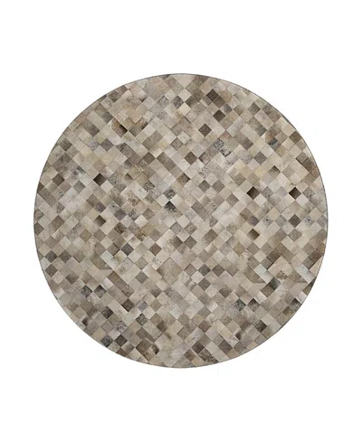 Dalyn Rug Company Dalyn Bozeman Bm2 Round Area Rug, 8' X 8' In Gray