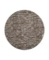 Dalyn Rug Company Dalyn Bozeman Bm4 Round Area Rug, 8' X 8' In Gray
