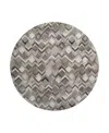 Dalyn Rug Company Dalyn Bozeman Bm5 Round Area Rug, 8' X 8' In Gray