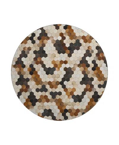 Dalyn Rug Company Dalyn Bozeman Bm9 Round Area Rug, 8' X 8' In Sand