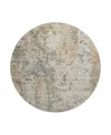Dalyn Rug Company Bresca Bc5 Round Area Rug, 8' X 8' In Terracotta