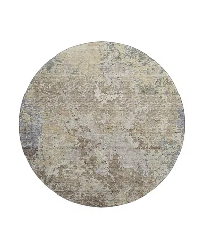Dalyn Rug Company Bresca Bc6 Round Area Rug, 8' X 8' In Beige