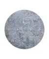 Dalyn Rug Company Bresca Bc6 Round Area Rug, 8' X 8' In Blue