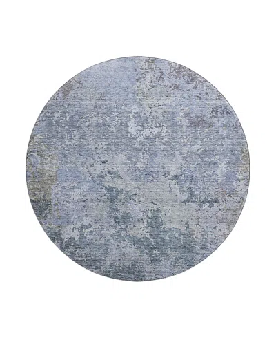 Dalyn Rug Company Bresca Bc6 Round Area Rug, 8' X 8' In Blue