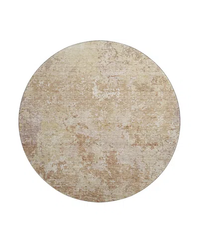 Dalyn Rug Company Bresca Bc6 Round Area Rug, 8' X 8' In Copper