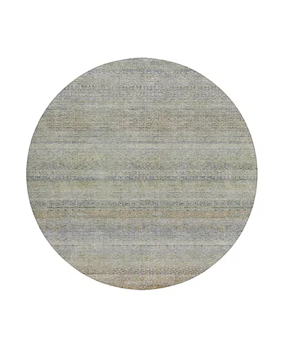 Dalyn Rug Company Dalyn Burano Bu11 Round Area Rug, 8' X 8' In Green