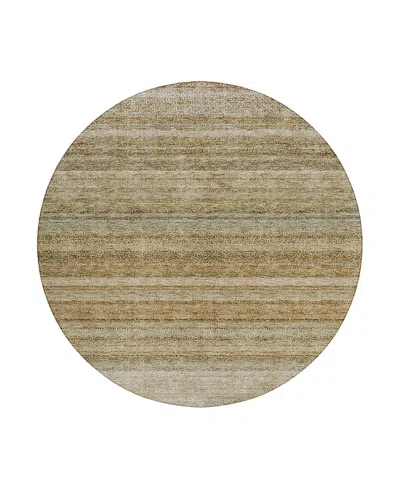Dalyn Rug Company Dalyn Burano Bu5 Round Area Rug, 8' X 8' In Brown