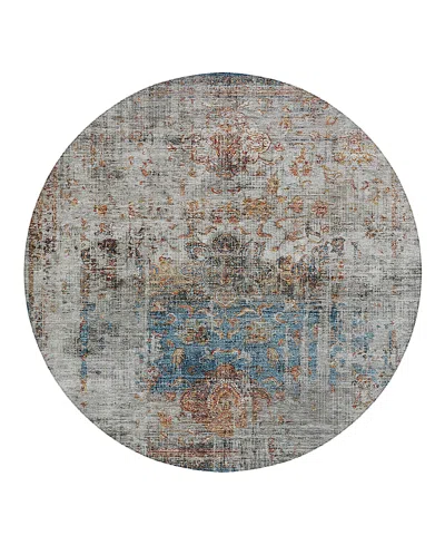 Dalyn Rug Company Dalyn Karaj Kj2 Round Area Rug, 8' X 8' In Brown