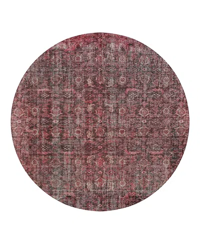 Dalyn Rug Company Dalyn Karaj Kj3 Round Area Rug, 8' X 8' In Pink