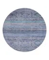 Dalyn Rug Company Dalyn Karaj Kj4 Round Area Rug, 8' X 8' In Blue