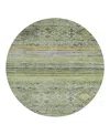 Dalyn Rug Company Dalyn Karaj Kj4 Round Area Rug, 8' X 8' In Green