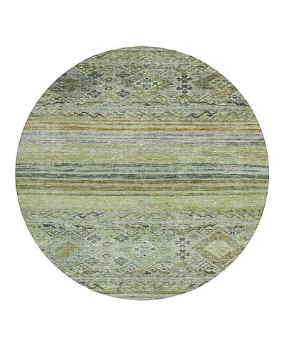 Dalyn Rug Company Dalyn Karaj Kj4 Round Area Rug, 8' X 8' In Green