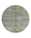 Dalyn Rug Company Dalyn Karaj Kj5 Round Area Rug, 8' X 8' In Green