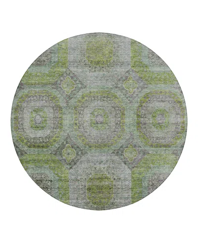Dalyn Rug Company Dalyn Karaj Kj6 Round Area Rug, 8' X 8' In Green