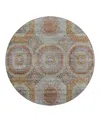Dalyn Rug Company Dalyn Karaj Kj6 Round Area Rug, 8' X 8' In Red