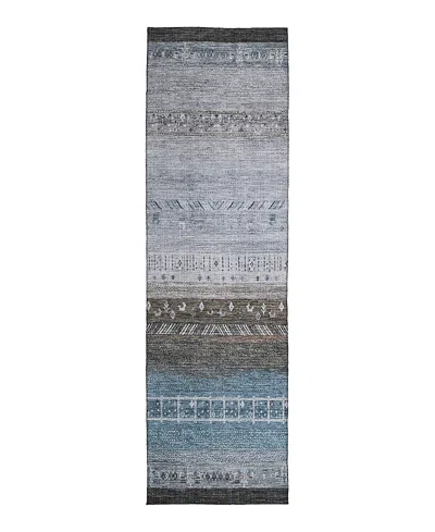 Dalyn Rug Company Dalyn Karaj Kj7 Runner Area Rug, 2'3 X 7'6 In Blue