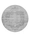 Dalyn Rug Company Dalyn Karaj Kj8 Round Area Rug, 8' X 8' In Gray