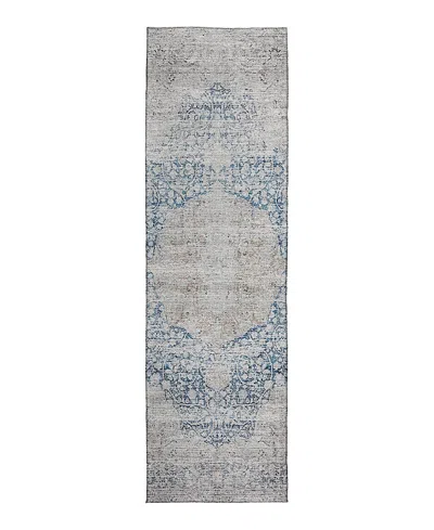 Dalyn Rug Company Dalyn Karaj Kj8 Runner Area Rug, 2'3 X 7'6 In Blue