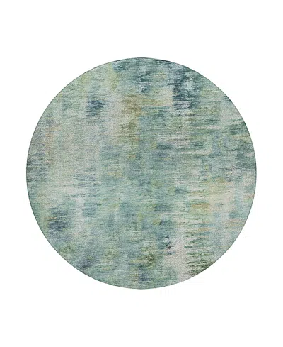 Dalyn Rug Company Dalyn Kochi Washable Kc1 Round Area Rug, 8' X 8' In Blue