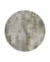 Dalyn Rug Company Dalyn Kochi Washable Kc1 Round Area Rug, 8' X 8' In Brown
