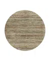 Dalyn Rug Company Dalyn Kochi Washable Kc3 Round Area Rug, 8' X 8' In Brown