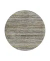 Dalyn Rug Company Dalyn Kochi Washable Kc3 Round Area Rug, 8' X 8' In Gray