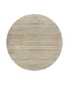 Dalyn Rug Company Dalyn Kochi Washable Kc3 Round Area Rug, 8' X 8' In Green