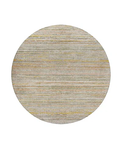 Dalyn Rug Company Dalyn Kochi Washable Kc3 Round Area Rug, 8' X 8' In Green