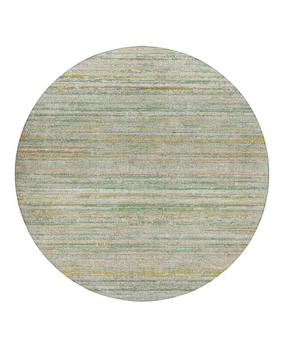 Dalyn Rug Company Dalyn Kochi Washable Kc3 Round Area Rug, 8' X 8' In Green
