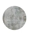 Dalyn Rug Company Dalyn Kochi Washable Kc4 Round Area Rug, 8' X 8' In Brown