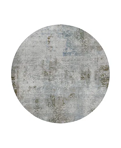 Dalyn Rug Company Dalyn Kochi Washable Kc4 Round Area Rug, 8' X 8' In Brown