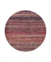 Dalyn Rug Company Dalyn Kochi Washable Kc5 Round Area Rug, 8' X 8' In Burgundy