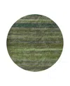 Dalyn Rug Company Dalyn Kochi Washable Kc5 Round Area Rug, 8' X 8' In Green