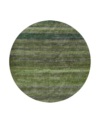 Dalyn Rug Company Dalyn Kochi Washable Kc5 Round Area Rug, 8' X 8' In Green
