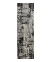 Dalyn Rug Company Dalyn Kochi Washable Kc7 Runner Area Rug, 2'3 X 7'6 In Black
