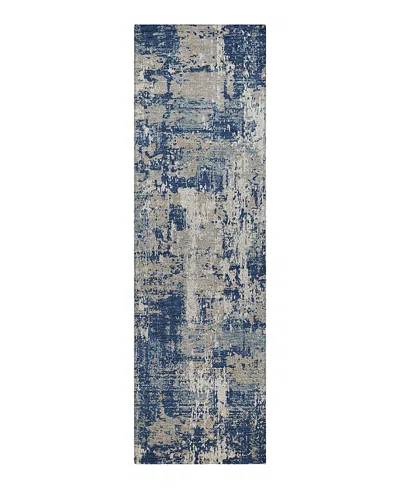 Dalyn Rug Company Dalyn Kochi Washable Kc7 Runner Area Rug, 2'3 X 7'6 In Blue
