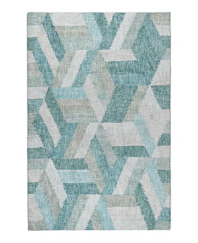 Dalyn Rug Company Dalyn Lorenzo Washable Ln1 Area Rug, 5' X 7'6 In Blue