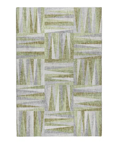 Dalyn Rug Company Dalyn Lorenzo Washable Ln2 Area Rug, 3' X 5' In Green