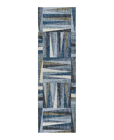 Dalyn Rug Company Dalyn Lorenzo Washable Ln2 Runner Area Rug, 2'3 X 7'6 In Blue